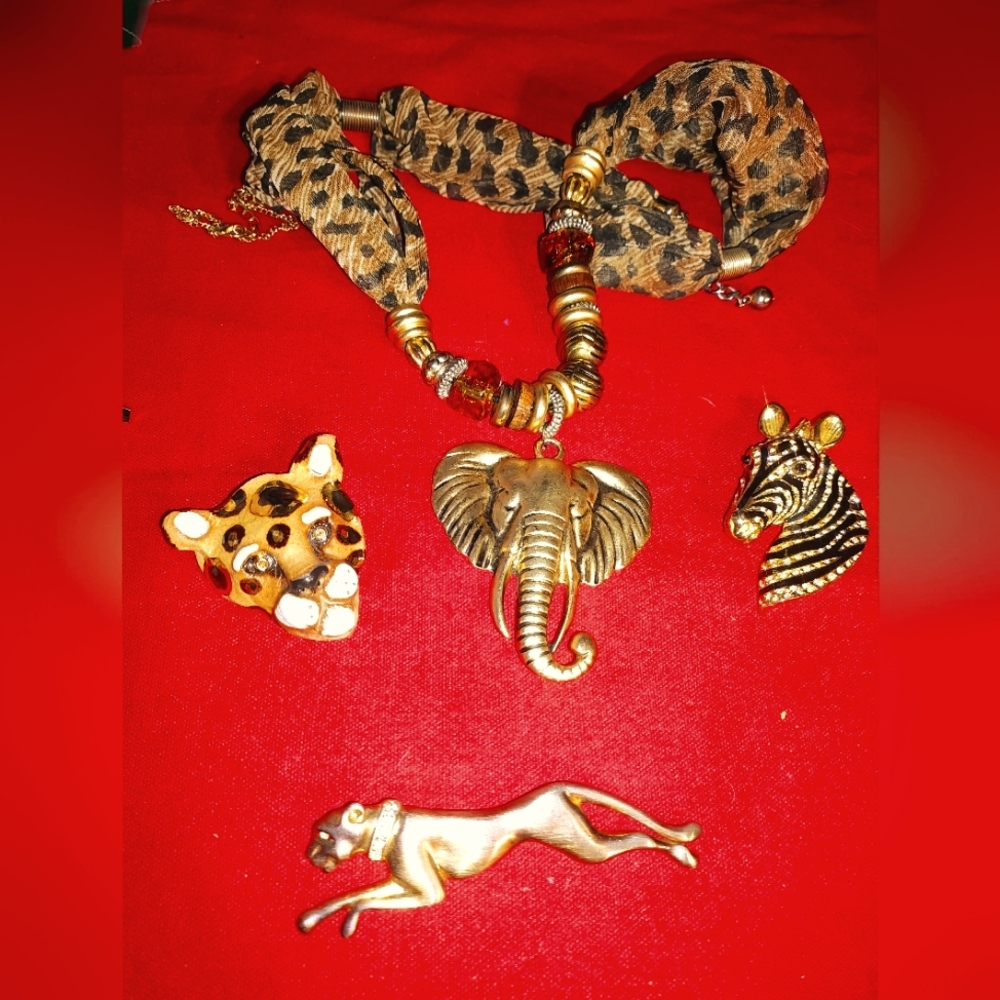 Jungle Fever/Safari Jewelry Lot